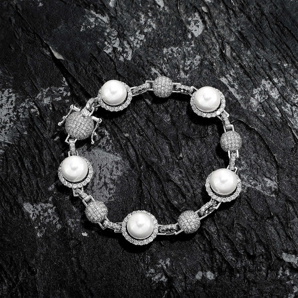 New INS Style Full Dia Pearl Simple Personality High-end Sense Unisex Necklace