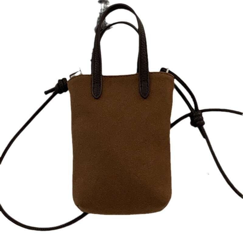designer bag High-end Fashion Suede Handbag Mini Bucket Exquisite Cute Versatile Shoulder Crossbody Bag