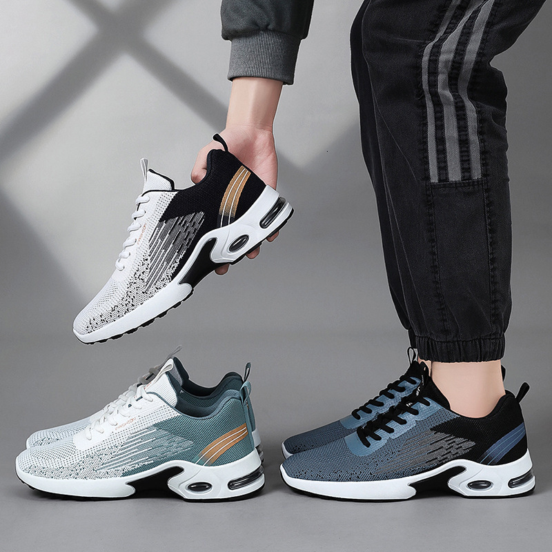 Luxury Brand Designer Shoes Sandals Men's Sports Shoes Summer New Single Shoes Cross-Border Wholesale Large Size Air Cushion Shoes Mesh Breathabl