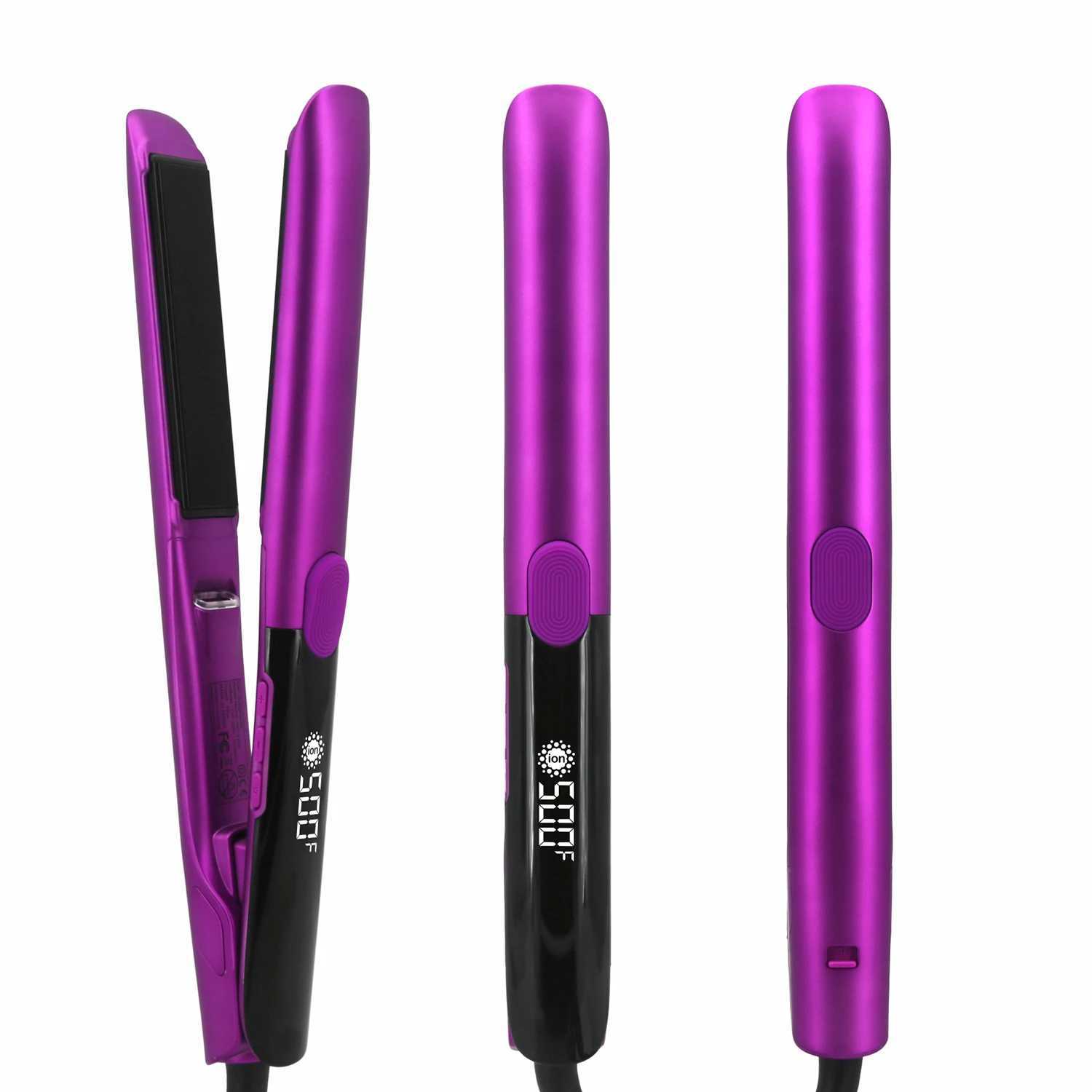 Hair Straightener Curler Plasma Keratin Treatment 500F Hair Flat Irons For Frizzy Hair Styling Tool 110-240V Dual VoltageXJ250621