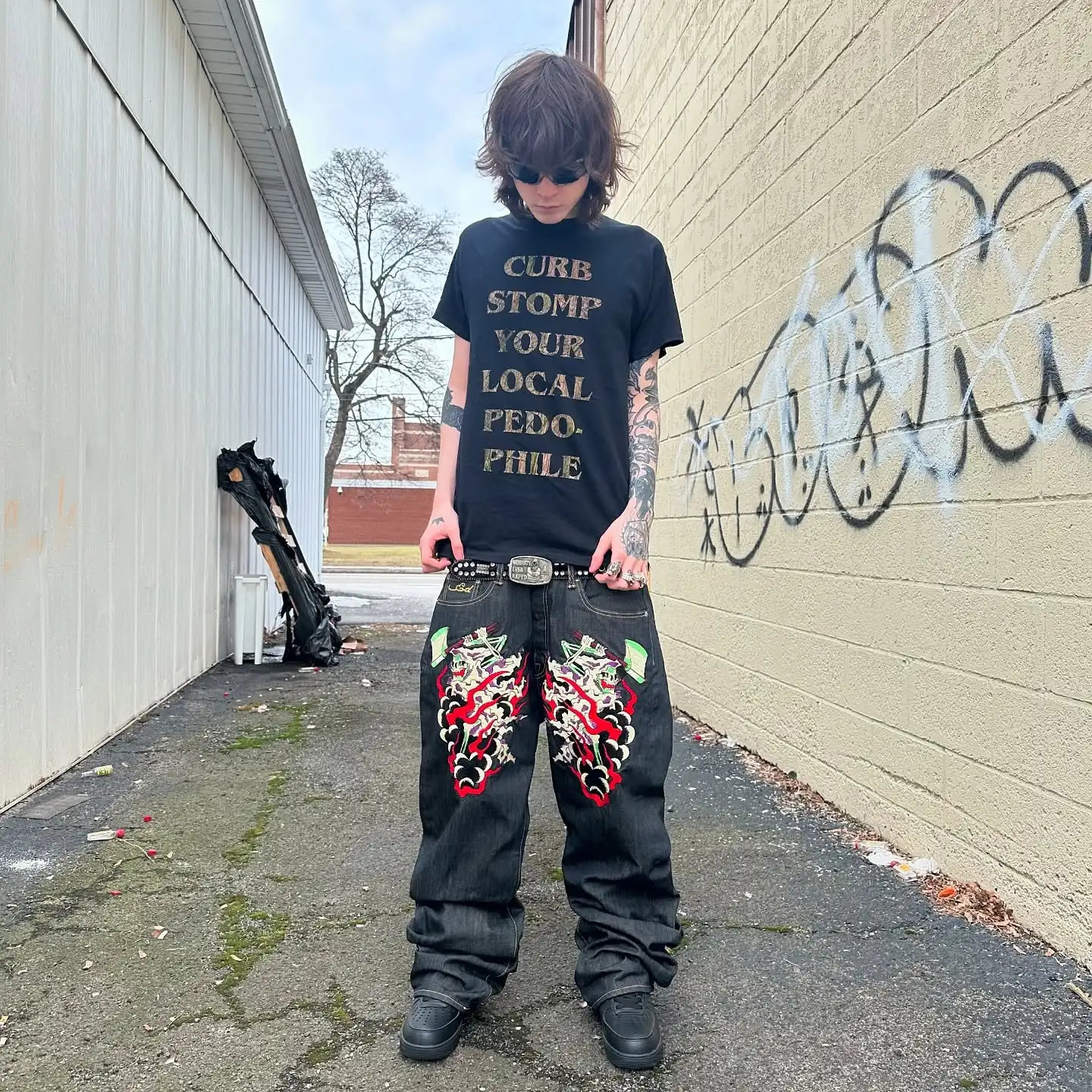 Harajuku Oversized Casual Men Letter Graphic T Shirts Gothic Pro Choice Clothes Streetwear Couples Y2k Tops Summer Men Clothing 250617