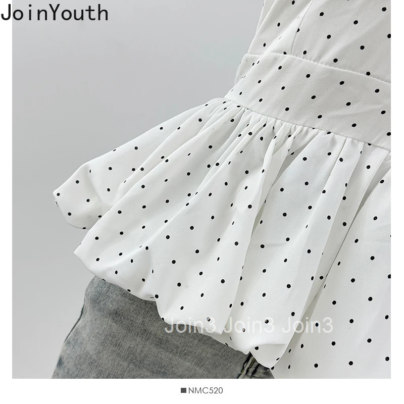 Polka Dot Tanks Women Clothing Sleeveless V-neck Backless Tees 2025 Ropa Mujer Bandage Ruffles Chic Camis Sexy Summer Vest Tops