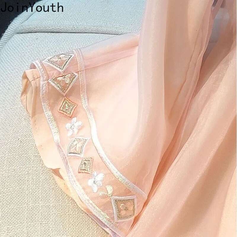 Chinese Style Blouses Embroidered Womens Clothing Spring New Retro Tops Stand Collar Temperament Shirts 2025 Blusas De Mujer