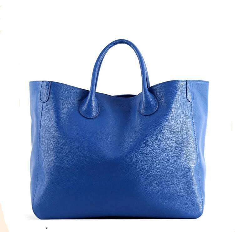 women genuine leather Large tote business capacity casual handbag duffle bag