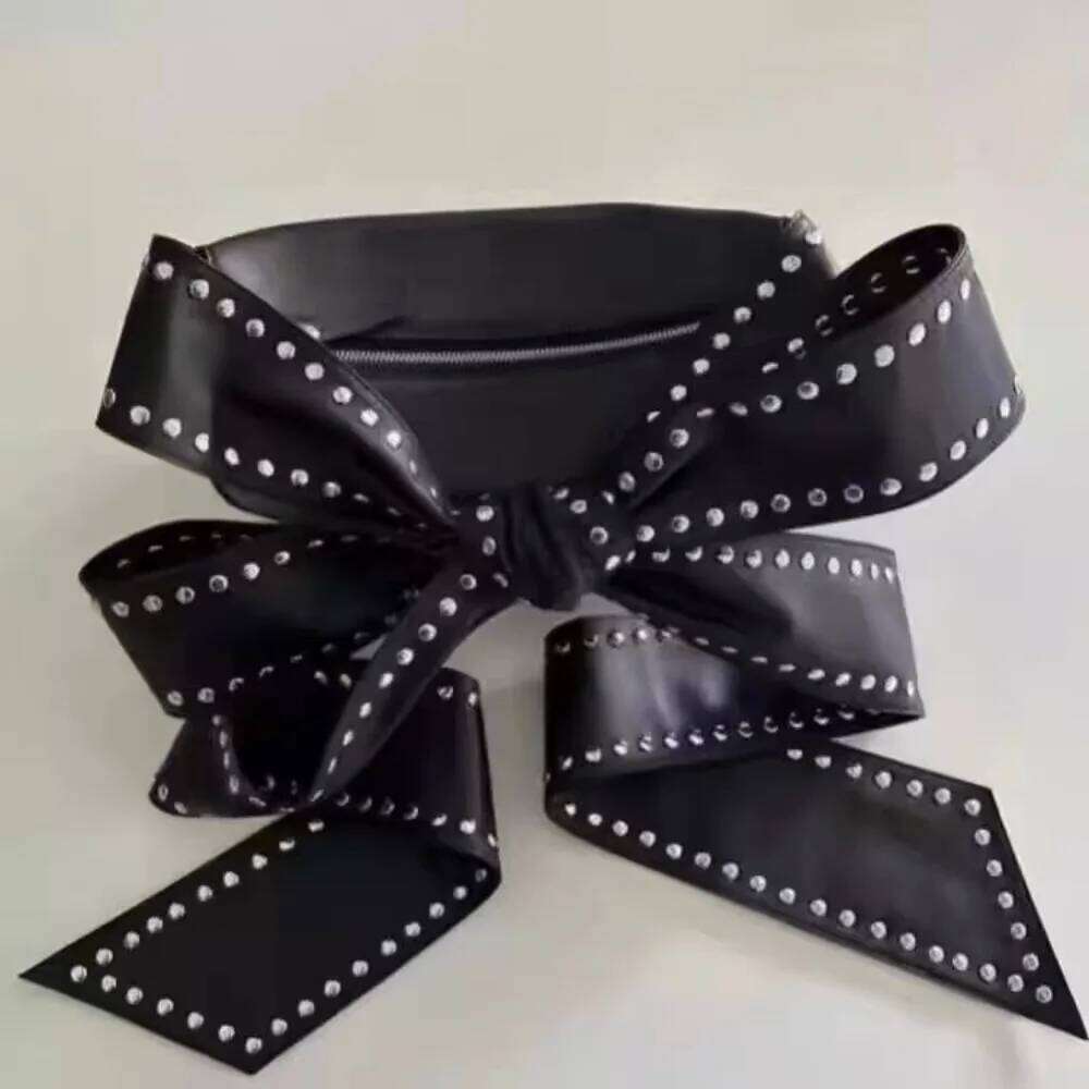 Designer bags Rivet Bow Shoulder Bag Bowknot Handle Handbags Black Box Purses Female Clutch Designer Bags for Women 2025 New Tote