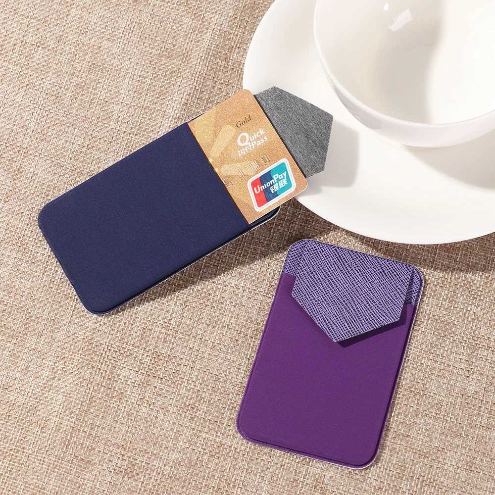 New Cellphone Card Holder Stick-on Wallet Phone Wallet Case Elastic Adhesive Wallet Universal Cellphone Wallet Phone Pocket Z250621