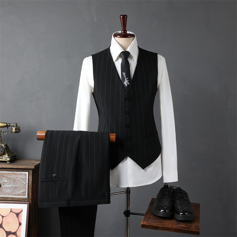 121 three-piece professional formal suit for groomsmen