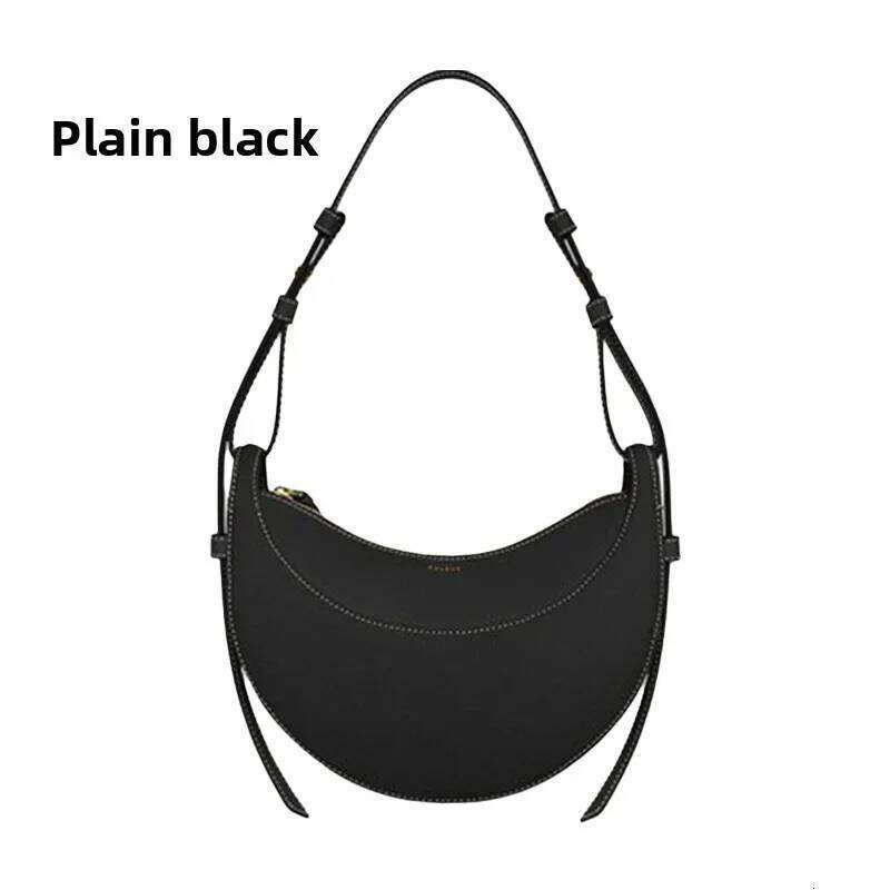 French niche design single shoulder crossbody crescent bag