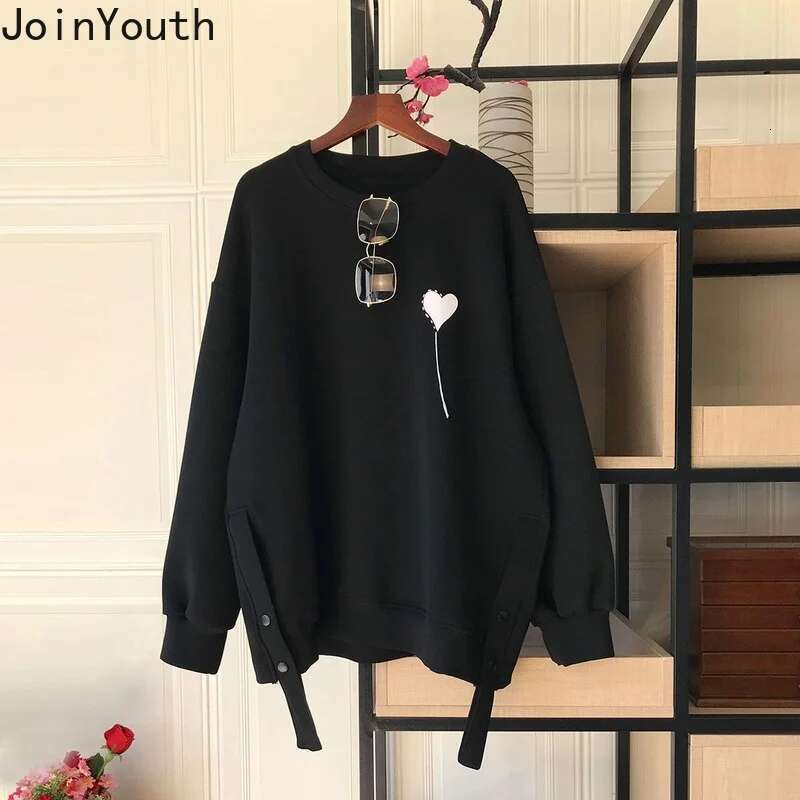 2025 Oversized Pullover Ropa Mujer Korean Hoodies Women Loose Print Sweatshirts Y2k Clothes Long Sleeve Hoodie Fashion Tops