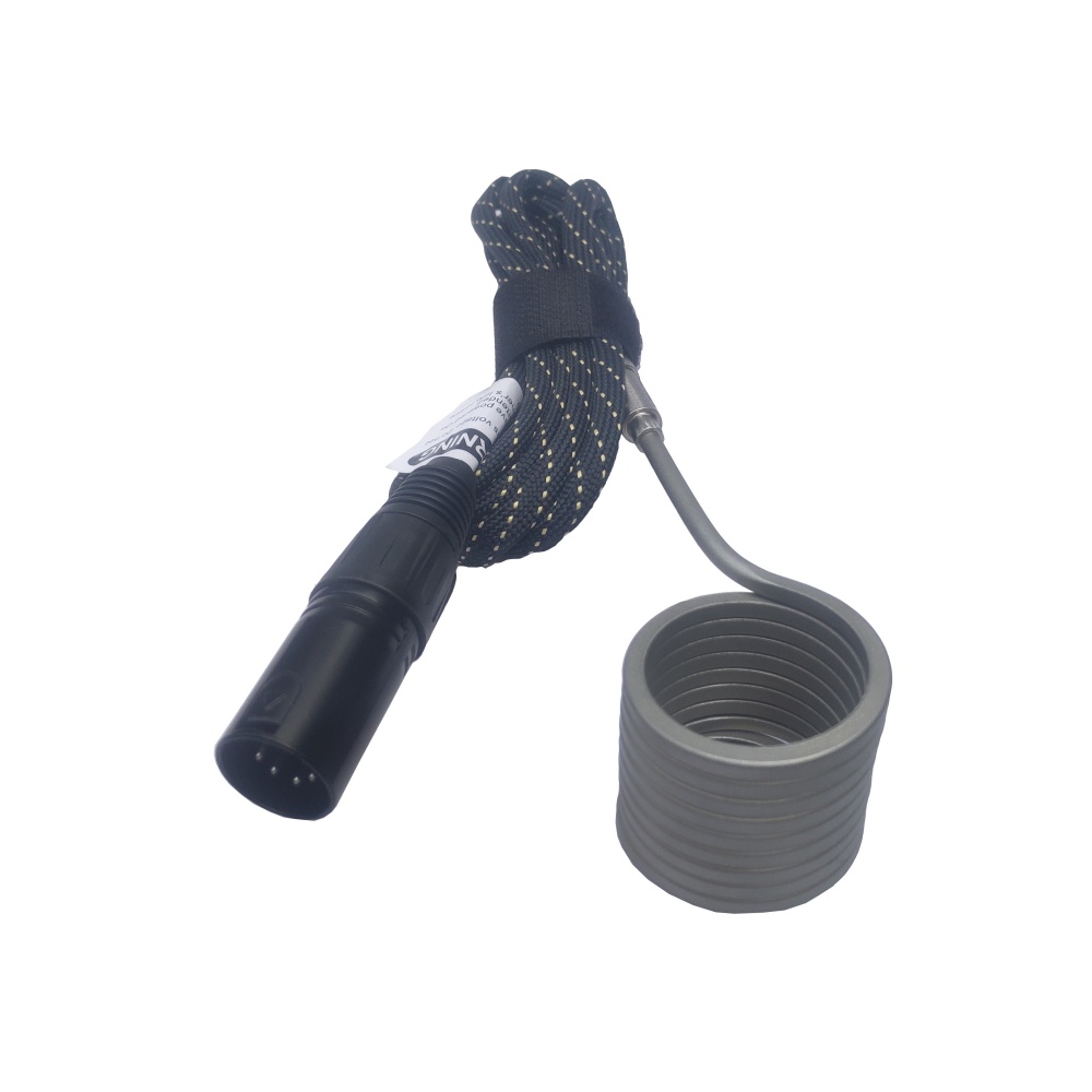 Wholesale 10 Wrap 25/30Mm Axial Heating Coil With 5 Pin XLR Male Plug And Dwe74 K Type Thermocouple For E Nail Electric Digital PID Controller