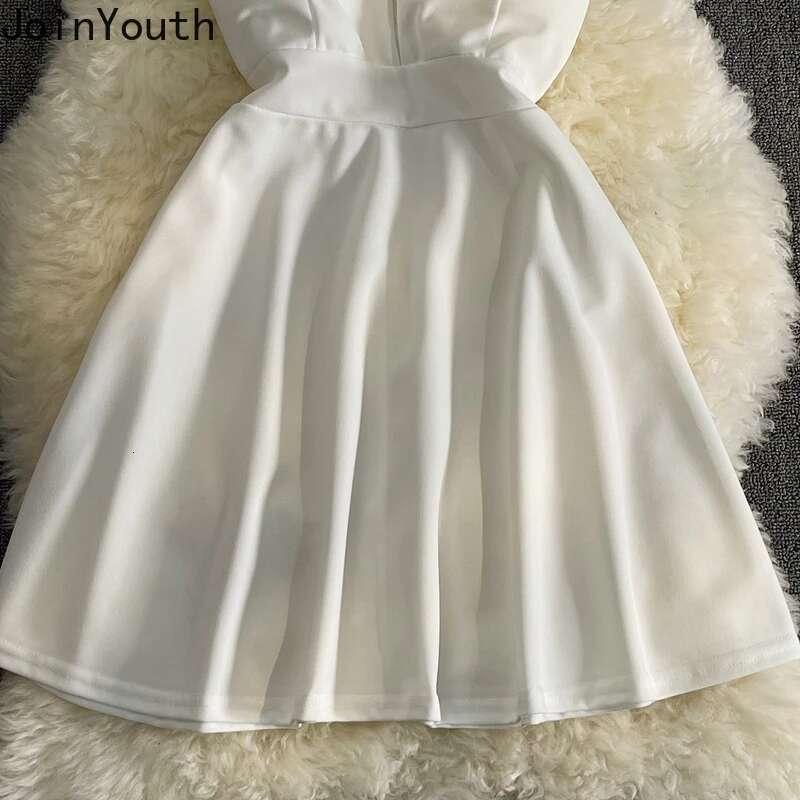 White Dress Women Clothes Summer Temperament Tunic Robe Femme Off Shoulder A-line Fashion Sexy Party Dresses Sweet Vestido Femme