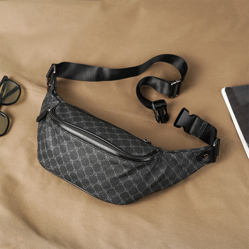 Free Shipping Luxury Bag Designer Bag 2025 New Men's Small Chest Bag Simple Horizontal Small Waist Bag Street Versatile Crossbody Bag Small Bag P