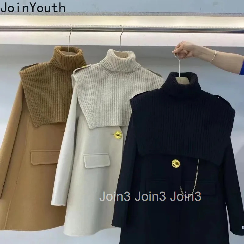 Winter Clothes Winter Fashion Jackets for Women Patchwork Knitted Casual Fashion Korean Coat Y2k Tops Ropa Mujer
