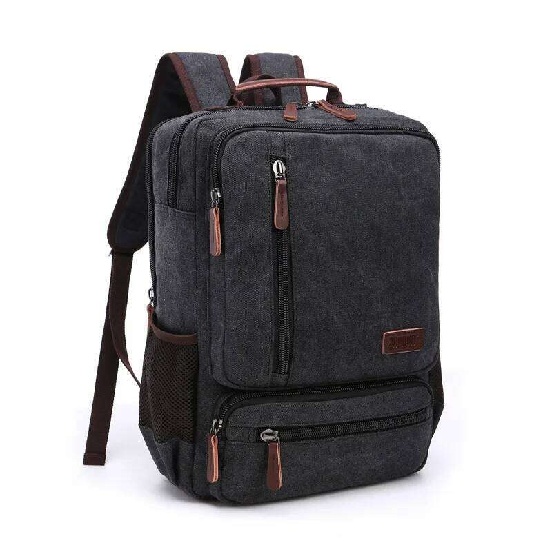 Designer bag Vintage Canvas Men Large Capacity Travel Shoulder High Quality Fashion Students Bag Male notebook Laptop Backpack