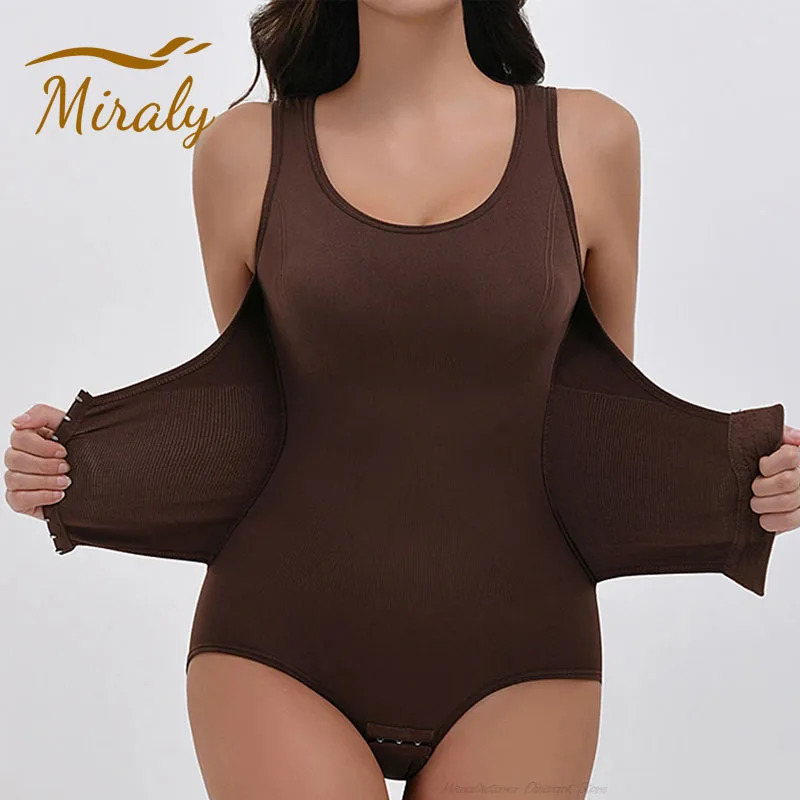 Summer Sexy Bodysuit Shapewear With Zipper Belt Women Tummy Control Fajas Body Shaper Waist Trainer Slimming Cincher Corset Tops 250617