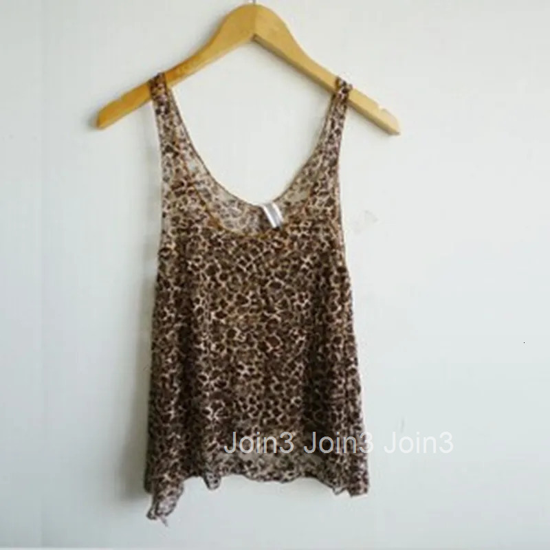 Women Clothing Sexy Leopard Print Vest Oversized Y2k Tops Fashion Summer Loose Camis 2025 Ropa Mujer Gauze Thin Korean Tanks
