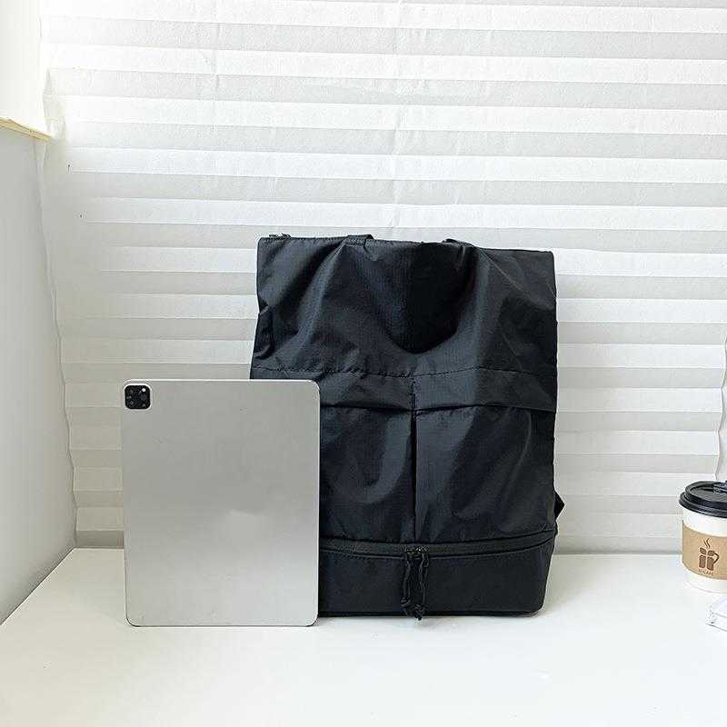 Backpack Unisex Handbag Single Shoulder Tote Bag Large Capacity Water Resistant Nylon Printed Backpack