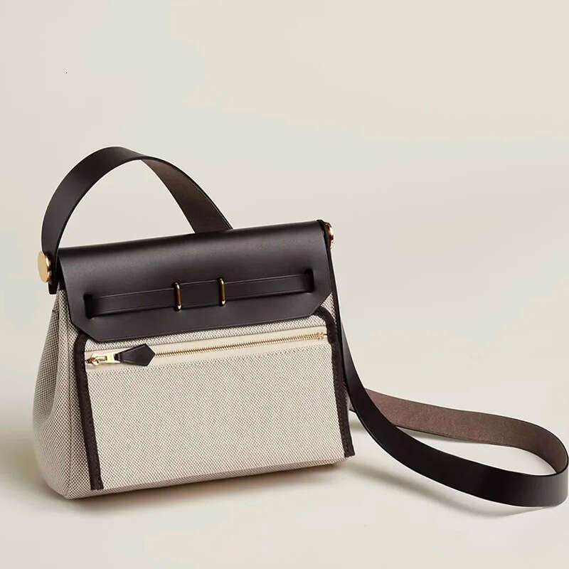 2025 Spring Summer New Casual Versatile Canvas Square Tote MINI Crossbody Women's Bag Barn Style Trend