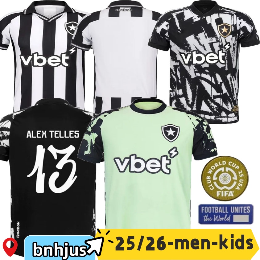 2025 2026 Brazilian Soccer Jersey Botafogo Igor Jesus, Matheus Martins, Artur M.Ponte, Goalkeeper Uniforms, Football Shirts