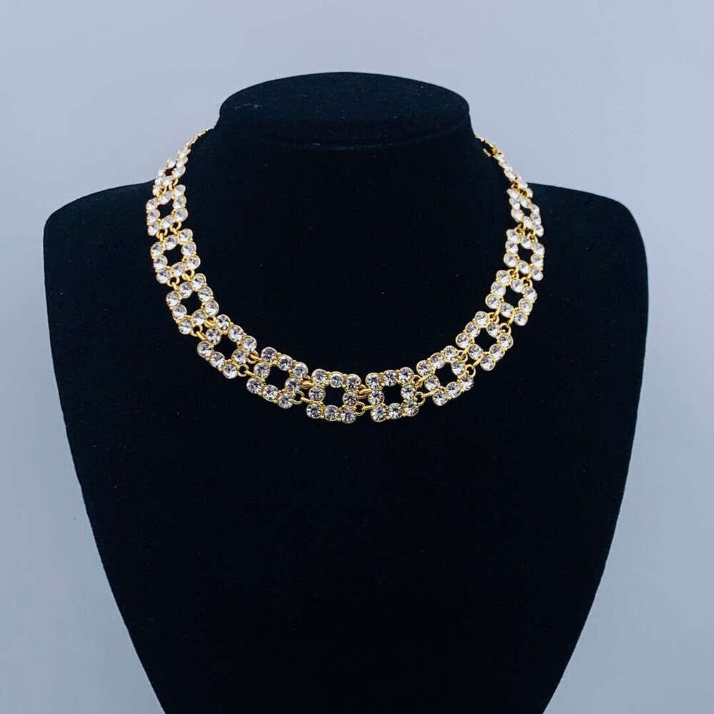 2014 Miao Family Classic Necklace Letter Choker for Women High Version Brass Material Straight