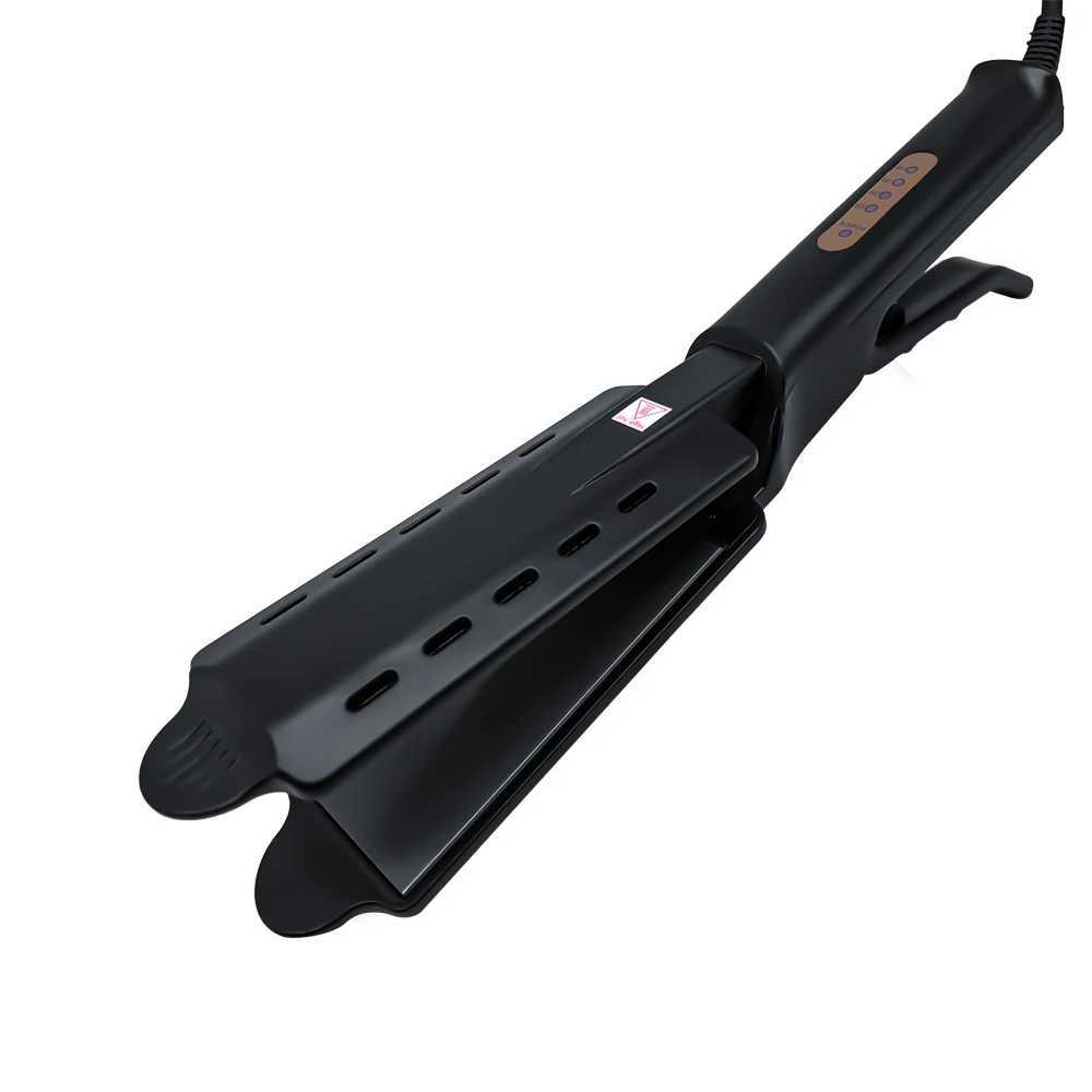 Hair Straightener Four-gear temperature adjustment Ceramic Tourmaline Ionic Flat Iron Hair Straightener For Women Widen panelXJ250621