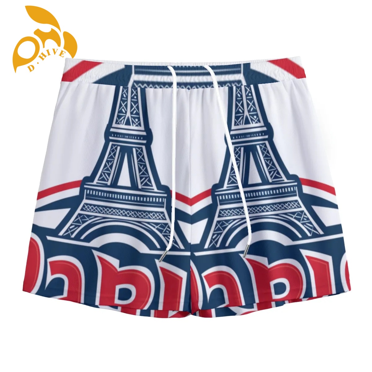 Free Shipping Customized Summer designer custom DIY men's polyester short sport beach pants outdoor breathe