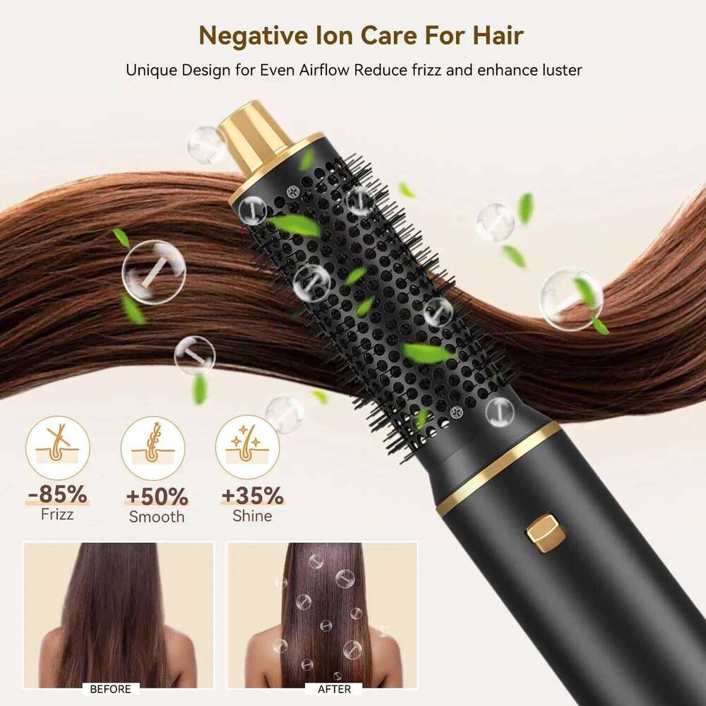 5 In 1 Multi Hair Styler Professional Blow Dryer For Curling Volumizing Straightening Hot Air Brush