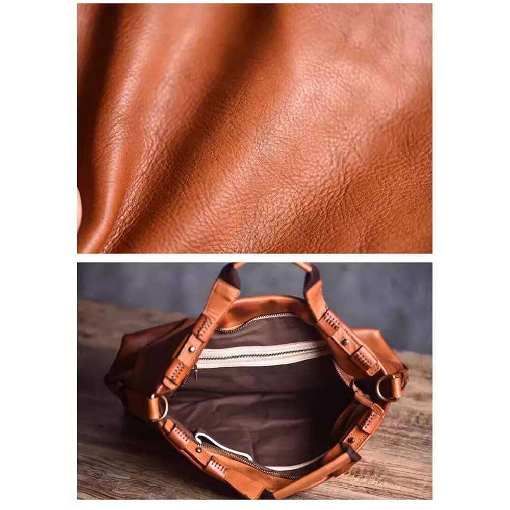 Vintage Designer Genuine Leather Men's Messenger Casual High Quality Soft Real Cowhide Outdoor Travel Work Shoulder Bag