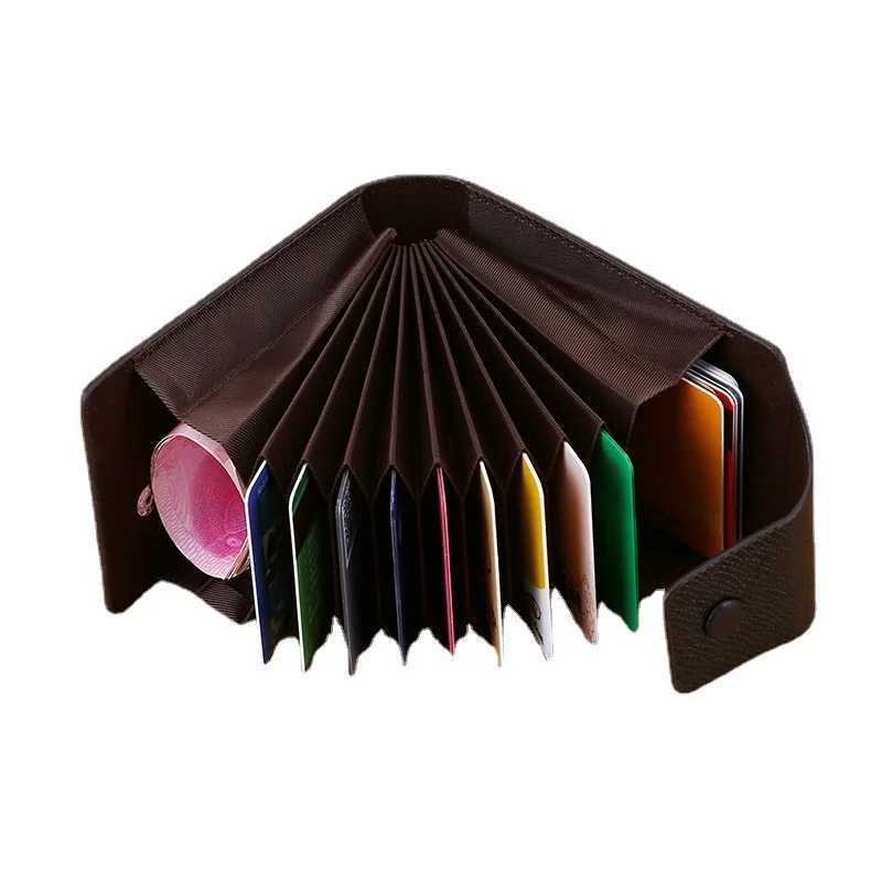 Men Holder Leather Purse for Cards Case Wallet for Credit ID Bank Card Holder Women Cardholder and Coins Wallet Z250621