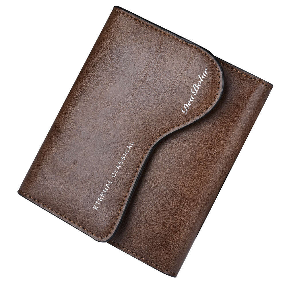 Short Vertical Men's Wallet for Young Students Zipper Clutch Coin Purse wallet designer mens wallet