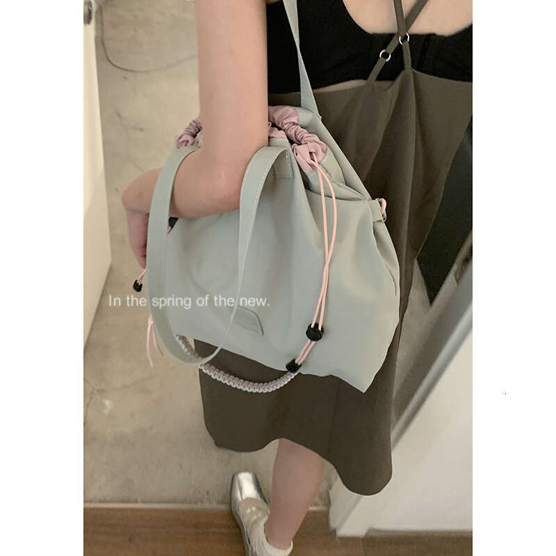 Casual Simple Canvas for Women Summer 2024 New Korean Style designer bag Tote Versatile Large Capacity Shoulder Bag