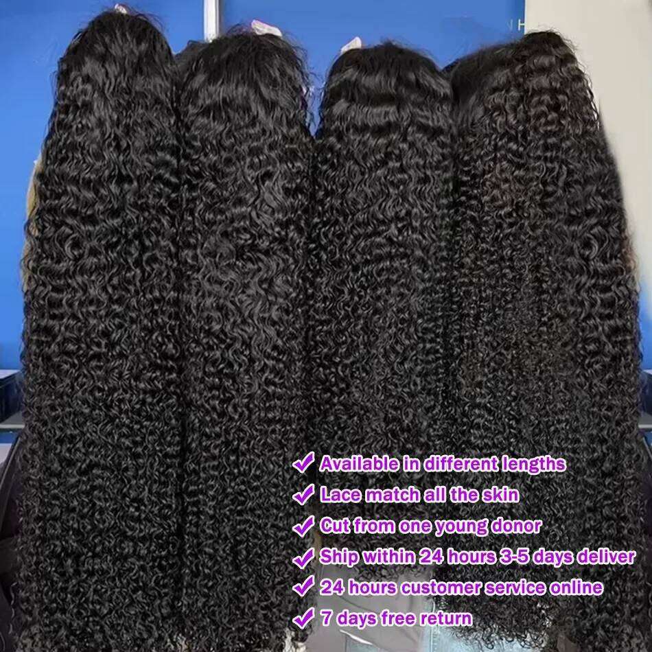 200% Density 30 32 Inch 13X4 HD Deep Wave Wigs Burmese Curly Lace Front 5x5 Glueless Wig Human Hair Ready To Wear