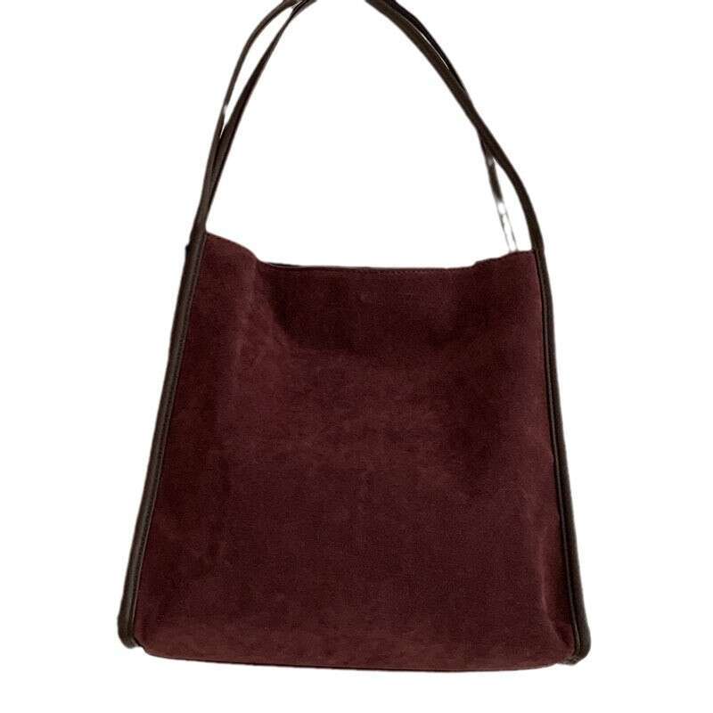 designer bag Winter Suede Underarm for Women 2024 New Korean Style Tote Casual Large Capacity Shoulder Bag