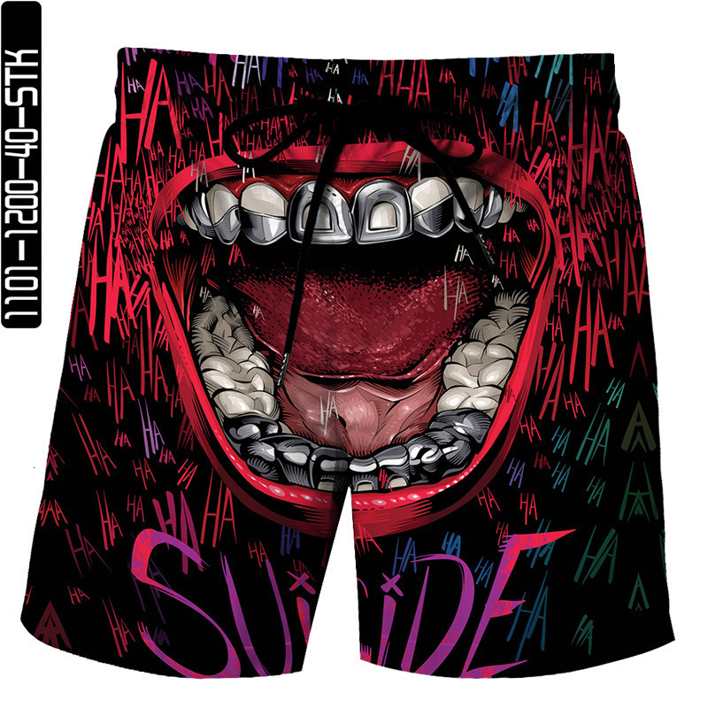 Free Shipping Designer Beach Pants2025 Summer European And American Style Mouth Series 3D Printed Shorts Summer Loose Beach Shorts Fashion Casual Shor