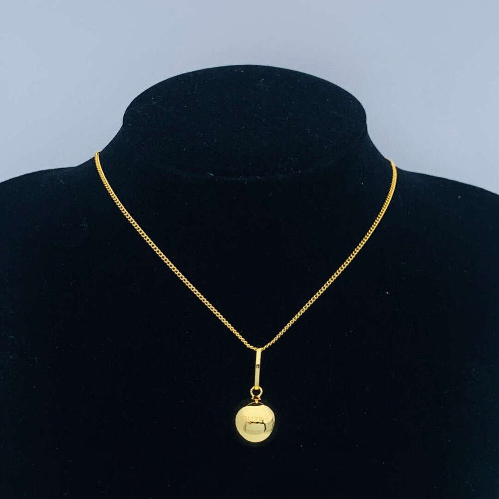 cel New Arc de Triomphe Dia Necklace, Cel Letter Versatile Choker, Brass Jewelry for Women 8a30