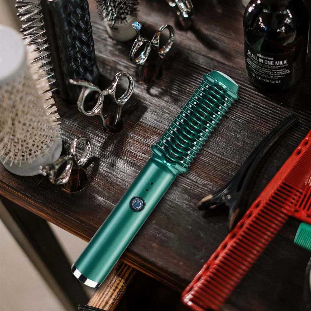 Portable 25W USB Mini Hair Straightener Curling Iron Quick Heat Travel Size Hair Styling Device Straightening ToolXJ250621