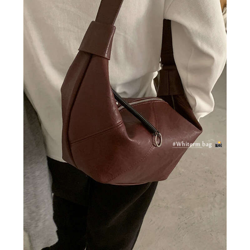 designer bag Autumn Winter Simple Ancient Dumpling for Women 2024 New Fashion Korean Style Underarm Casual Large Capacity Crossbody Bag