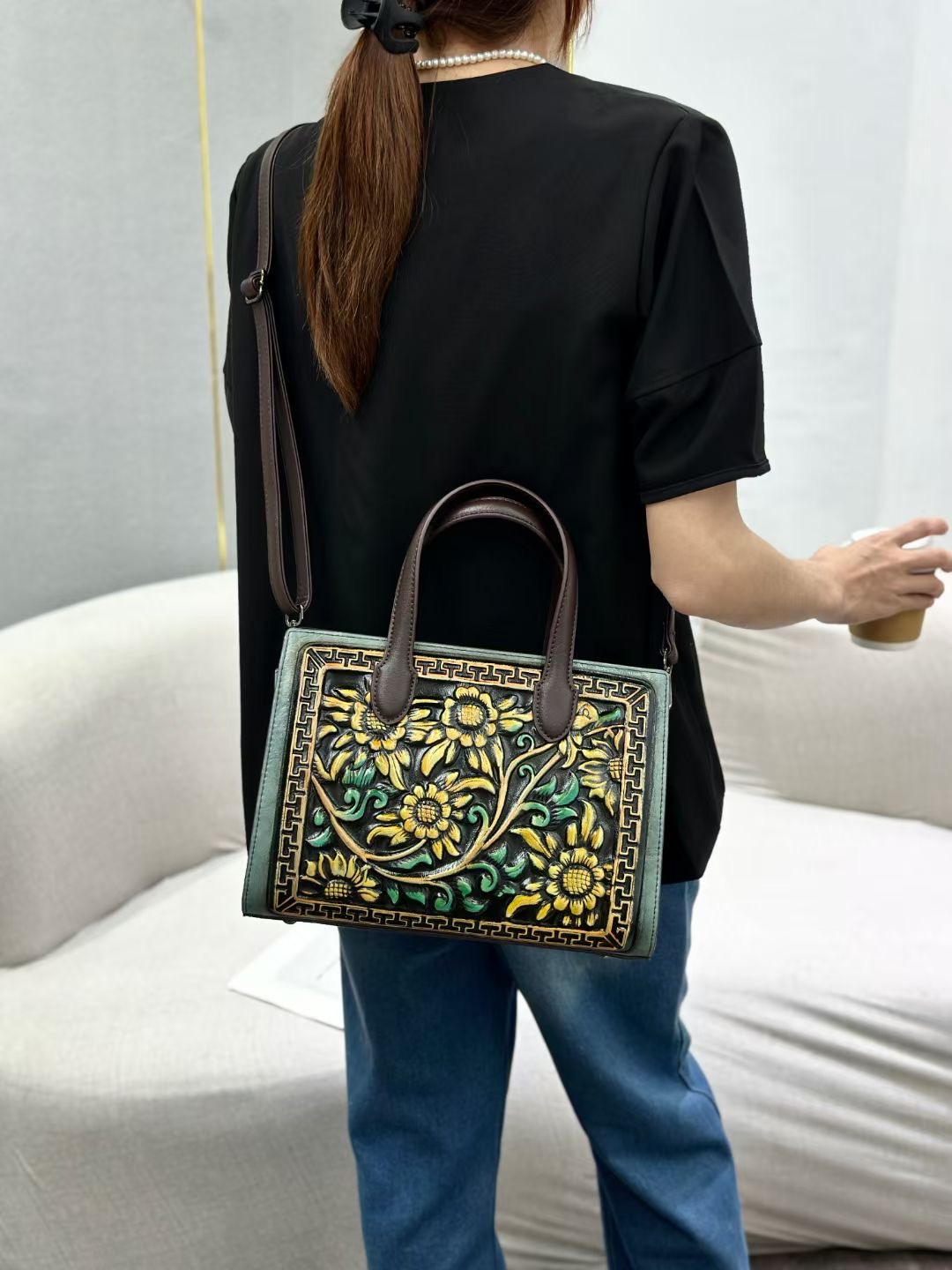 RH8876-1 Chinese Floral - Embroidered Handbags designer bag Support customization