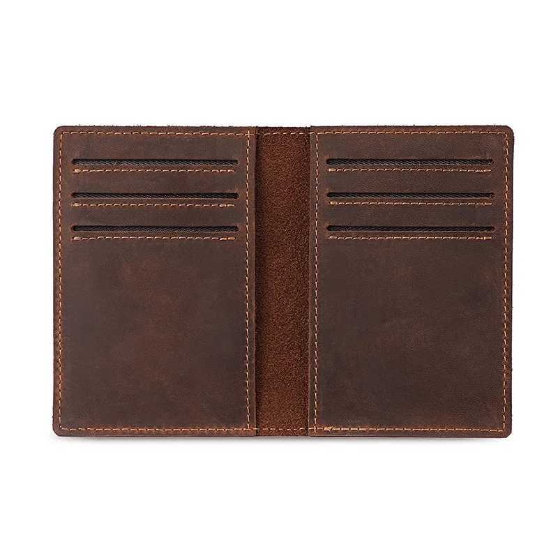 Handmade Kredi Kartlar Czdan Vintage Stil Minimalist Deri Kredi Kart Tutucu Czdan Erkekler iin Koruyucu Klf Z250621