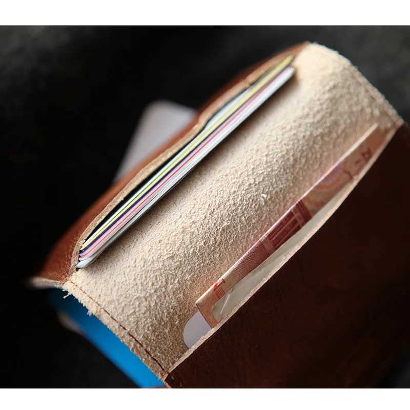 LANSPACE mens leather card holder small case fAshion card id holders Z250621