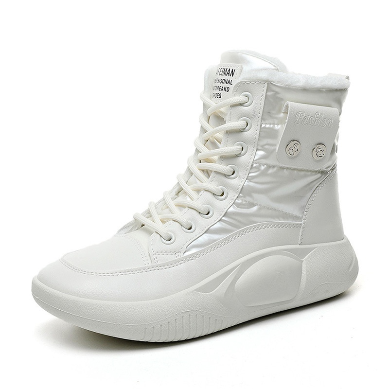 2025 Free Shipping Designer Snow Boots Women's Winter with Velvet Bread Shoes New Anti slip Thick soled Snow Cotton Short Boots Warm Cotton Shoes