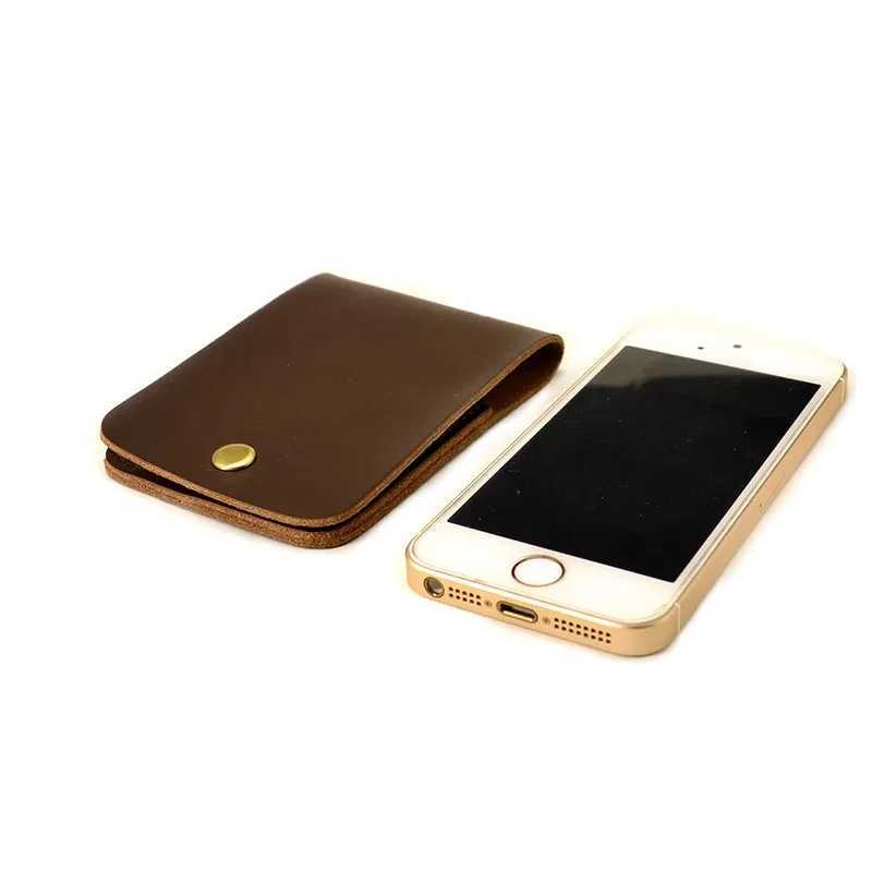 Handmade Personalized Holders Leather Holder Man Business Cardholder Wallet Porte Carte Case To Protect Z250621