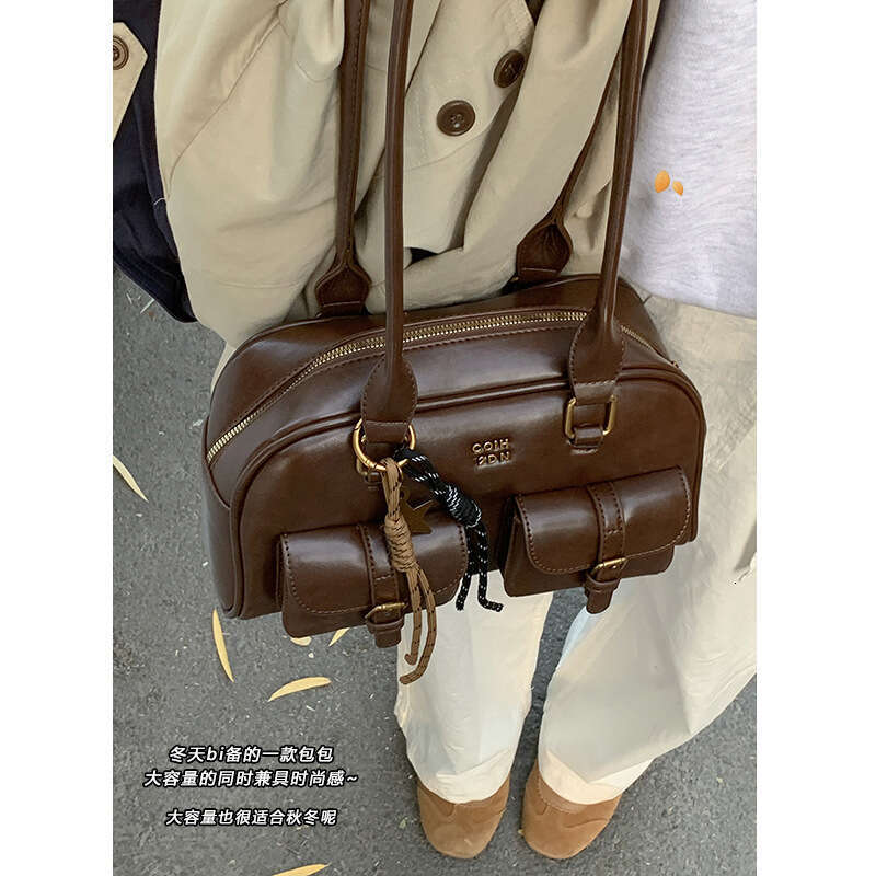 designer bag Underarm for Women Autumn Winter 2024 New Niche Handheld Bowling Large Capacity Commuter Bag