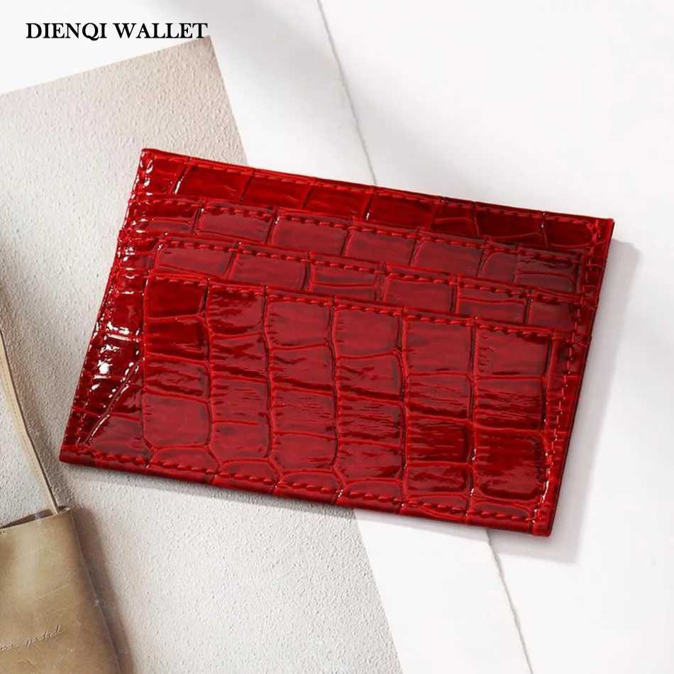 Women Crocodile Pattern Card Holder Trendy Casual Wallets Minimalist Multi-slot Bank Cardholder Slim Wallet for Women s Z250621