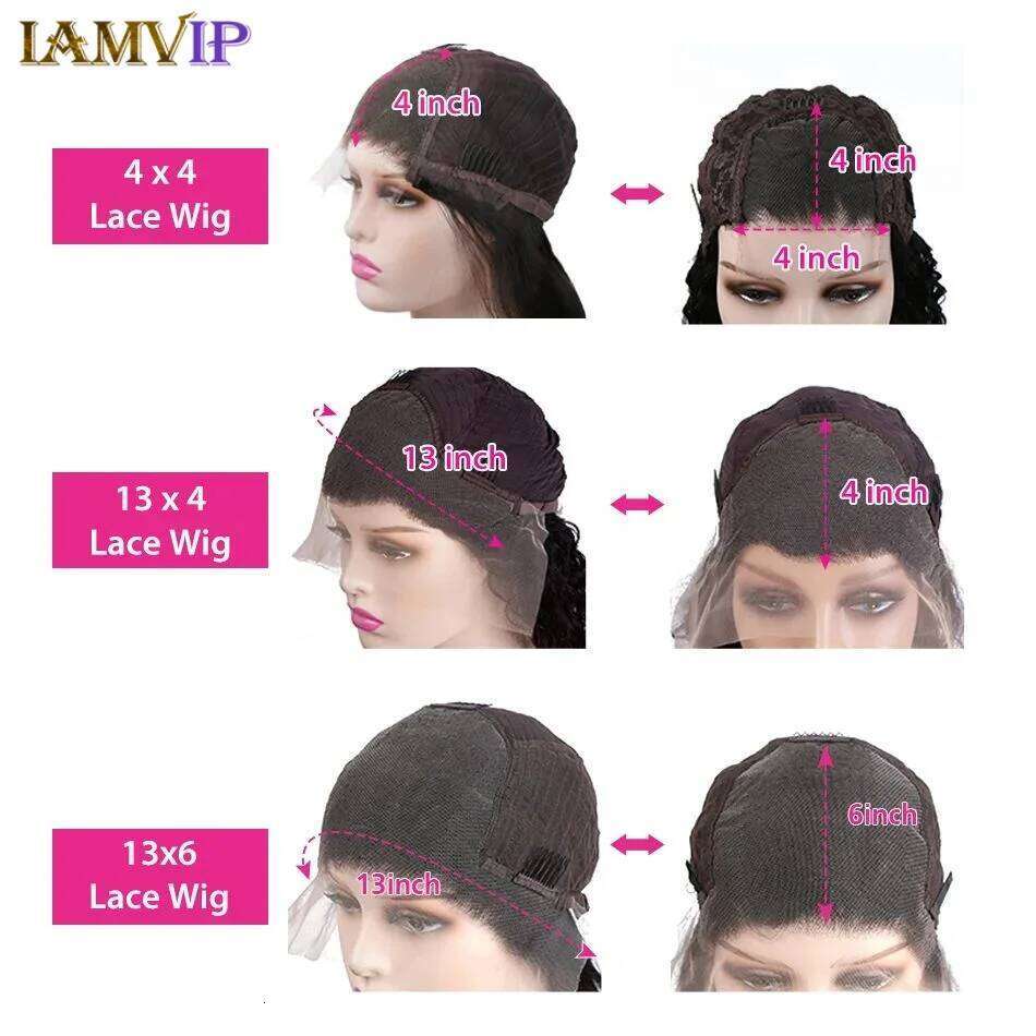 36 Inch 250% 13x4 13x6 Hd Lace Frontal For Black Women 4x4 Closure Human Hair Bone Straight Remy Glueless Preplucked Wig