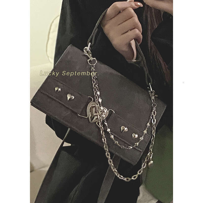 Korean Style Handbag for Women 2023 New Fashion Heart Lock Small Square Simple designer bag Shoulder Crossbody Bag