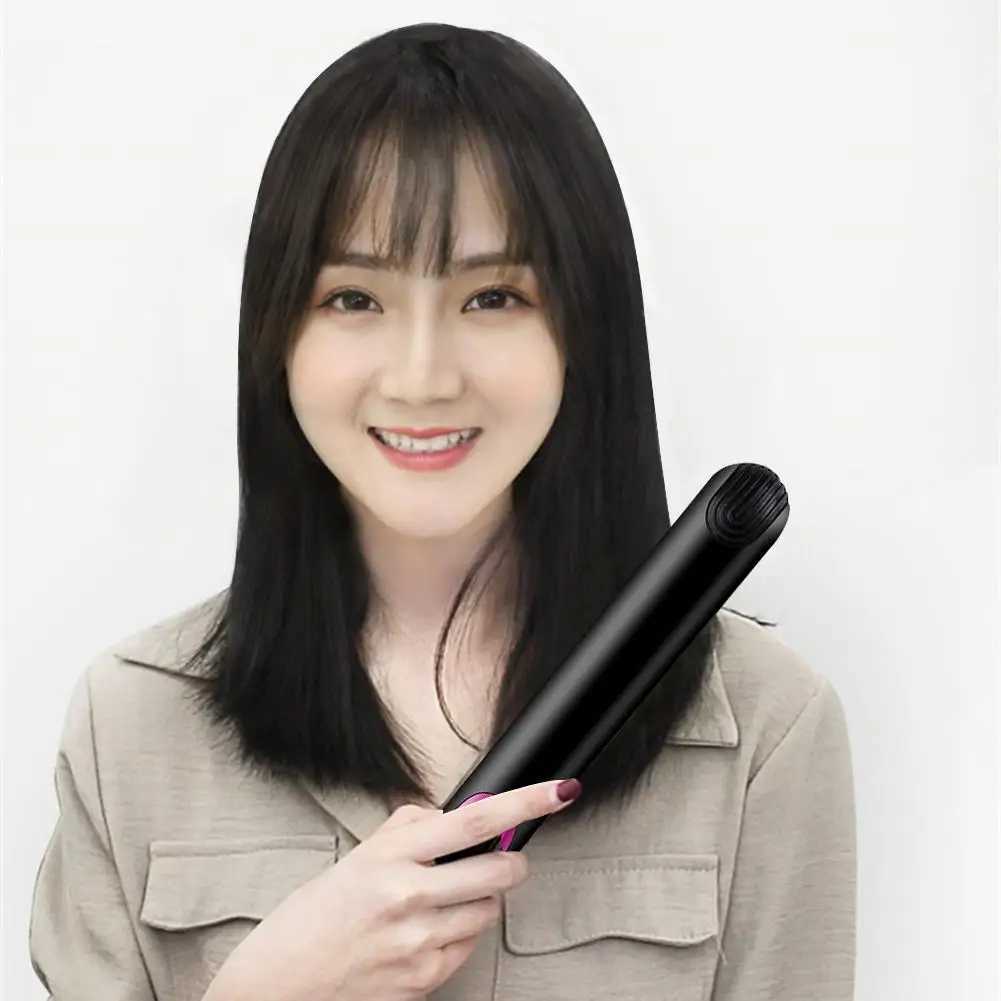 Straight Curly Hair Dual-Use Bangs Splint Household Ironing Hair StraightenerXJ250621