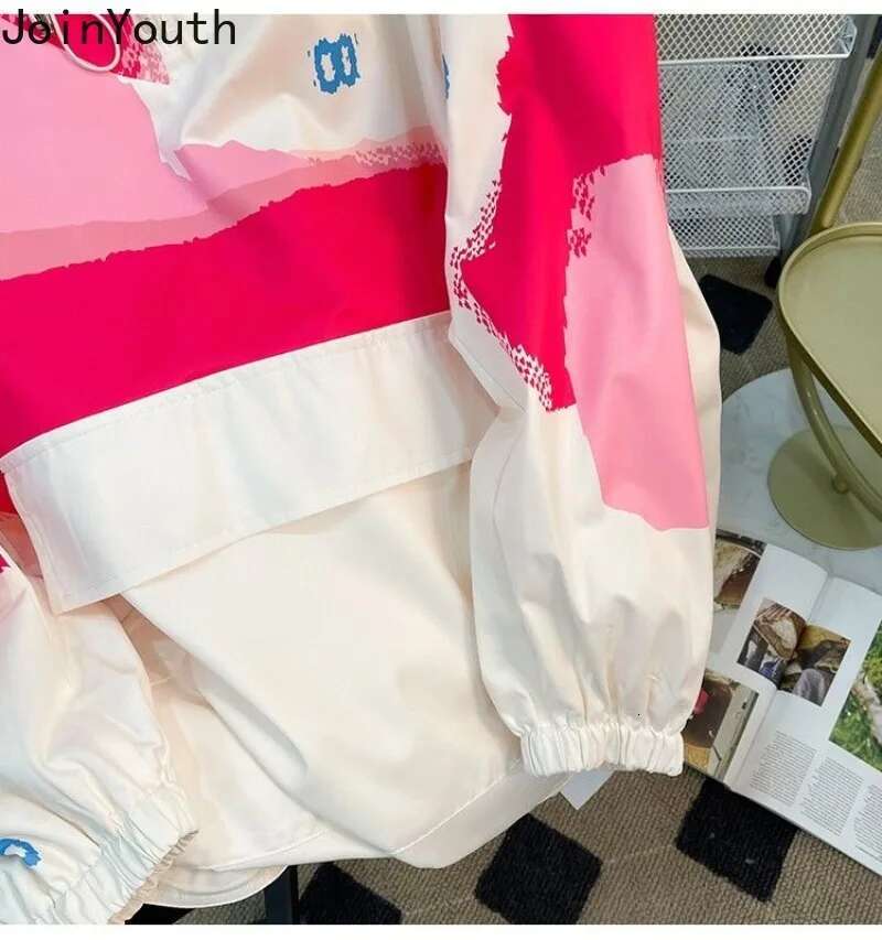 Streetwear Contrast Color Sweatshirts Women Clothing Fashion Korean Clothing Y2k Tops Hooded Casual Harajuku Hoodie Ropa Mujer