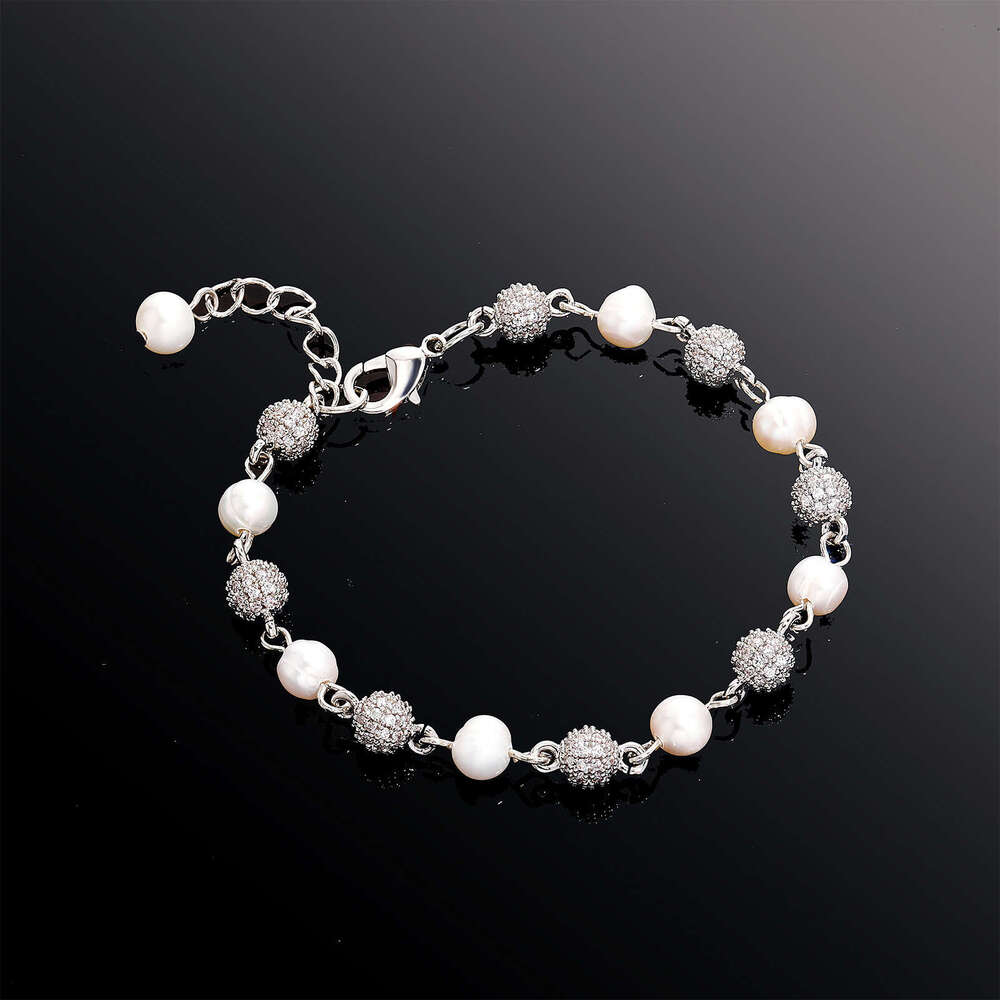 Jin Ao Unisex Ins Niche Bracelet Daily Versatile 6mm-8mm Natural Pearl High-end Design Sense Light Jewelry