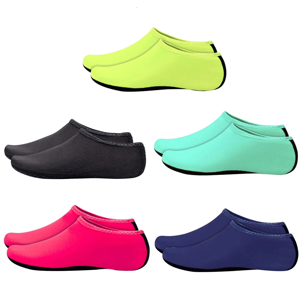 Aqua Diving Sockses Swimming Socks Slipper NonSlip Water Shoes Summer Beach Sandal Flat Shoe For Sport Men 250612